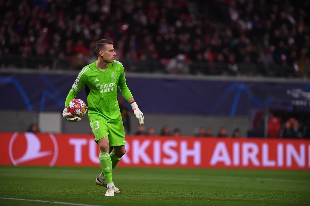 Andriy Lunin z drobnym urazem wykluczony z treningu Realu Madryt