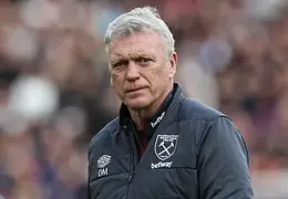 David Moyes protestował przy linii. BBC podało powód