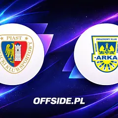 Piast Gliwice wygrywa z Arką 4:1 w Ekstraklasie