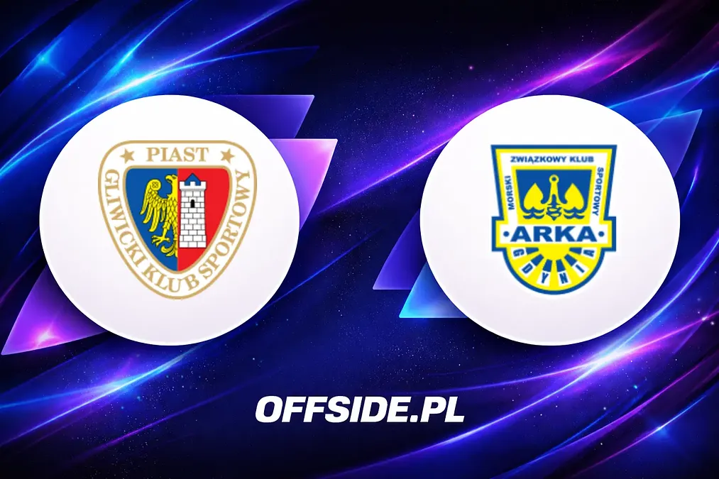 Piast Gliwice zdominował Arkę Gdynia, wygrywając 4:1!