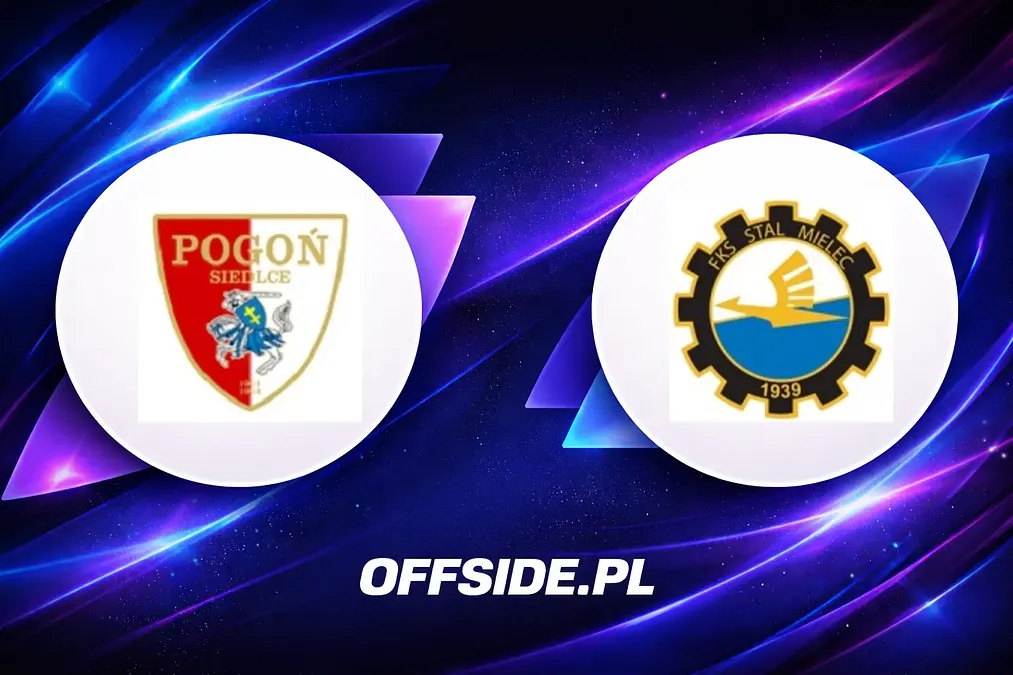 Pogoń Siedlce podejmuje Stal Mielec w walce o utrzymanie. Gdzie oglądać?
