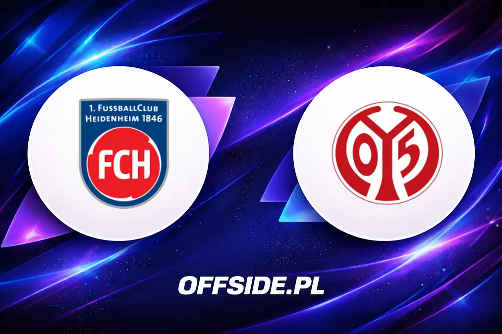 Składy na mecz FC Heidenheim z FSV Mainz 05 ujawnione