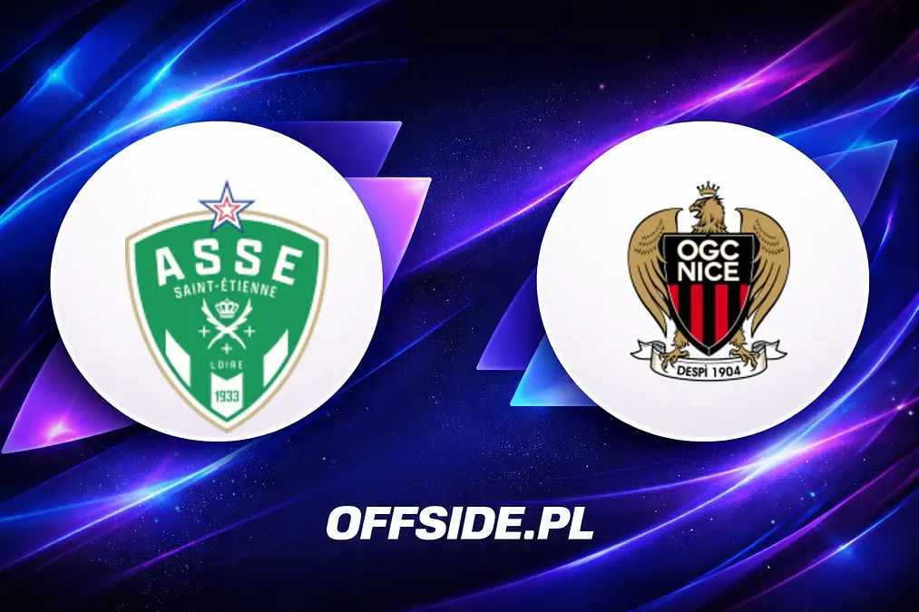 Oficjalne składy Saint Etienne i OGC Nice na dzisiejszy mecz