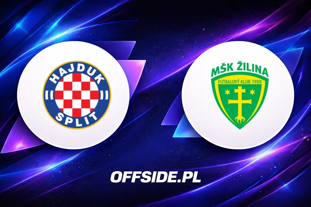 Oficjalne składy na mecz HNK Hajduk Split kontra Žilina