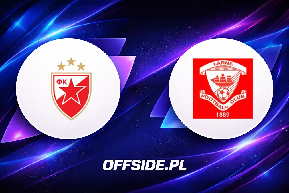 Oficjalne składy na mecz FK Crvena Zvezda kontra Larne