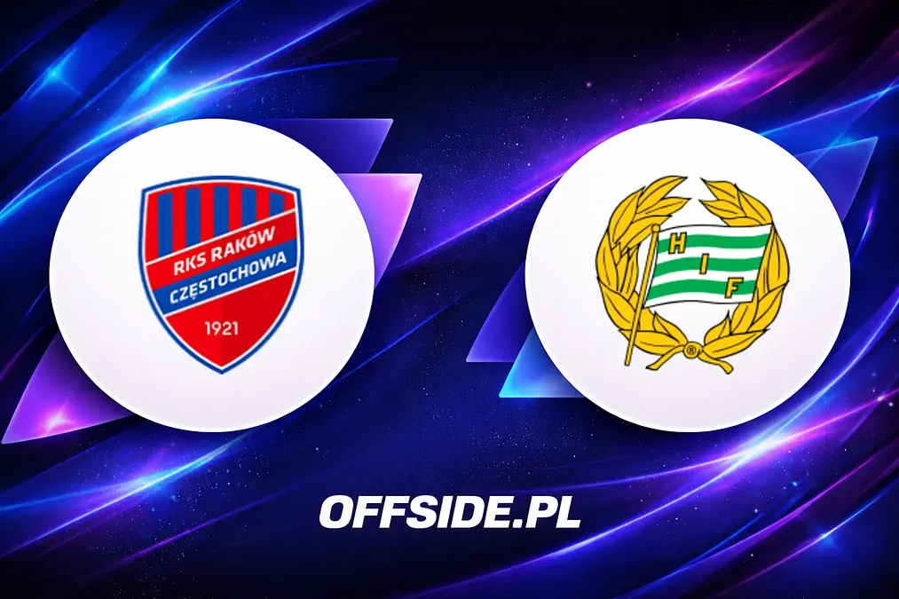 Ogłoszono składy na mecz Raków Częstochowa - Hammarby FF