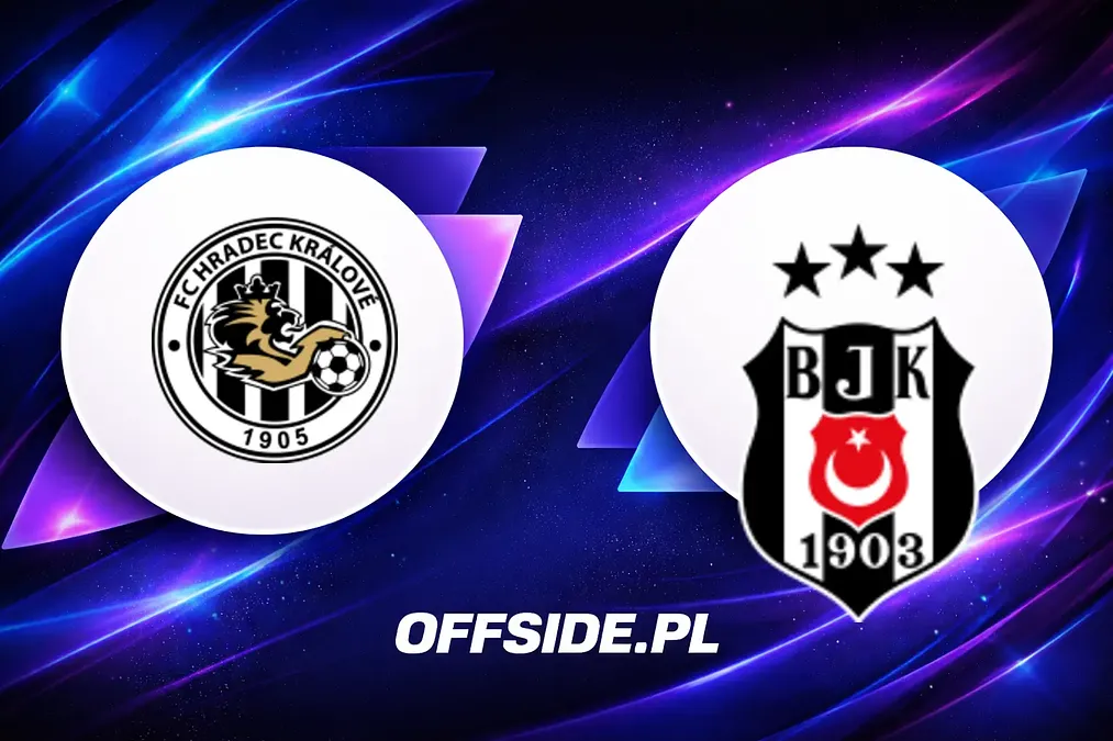 Oficjalne składy na mecz Hradec Králové kontra Besiktas