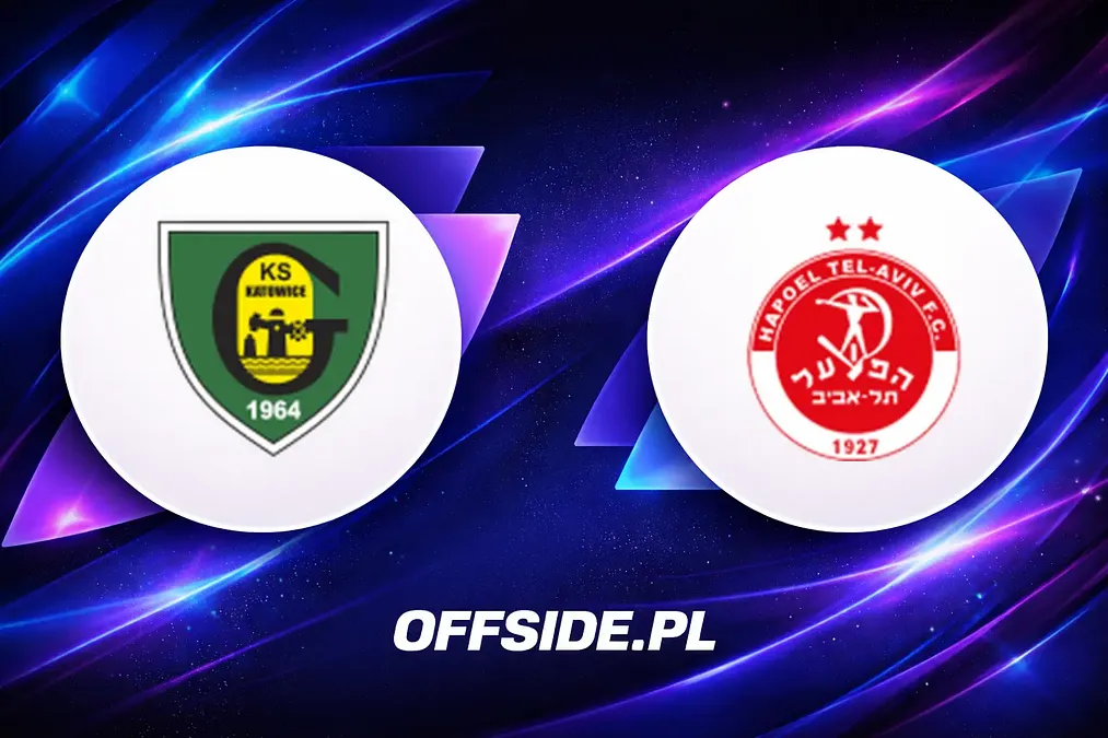 Oficjalne składy GKS Katowice i Hapoel Tel Aviv przed meczem