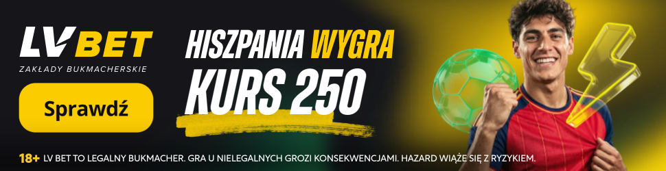 Kurs 250 na zwycięstwo Hiszpanii
