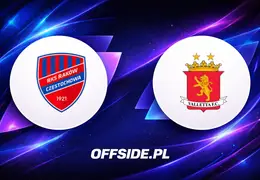 Oficjalne składy Rakowa Częstochowa i Valetty FC przed meczem