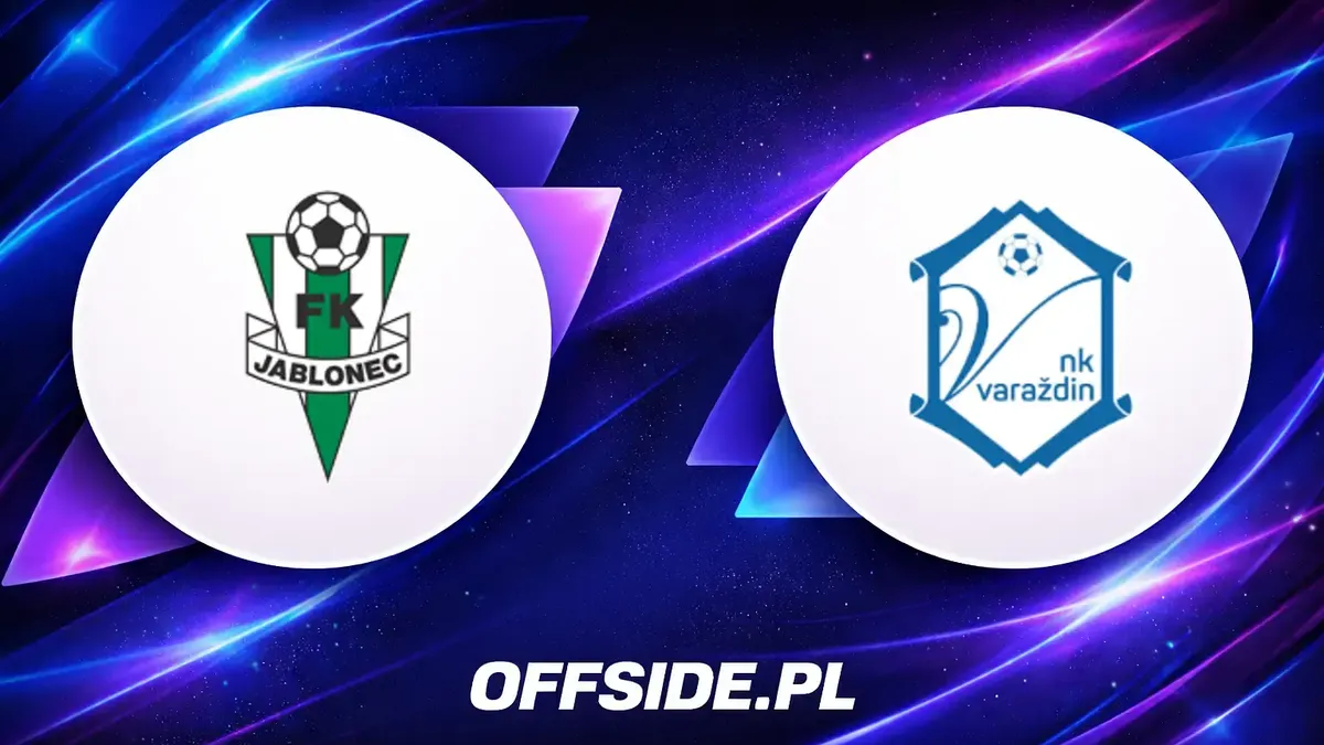 Oficjalne składy FK Jablonec i NK Varazdin przed meczem