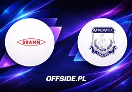 Znamy składy na mecz Brann z Apollonem Limassol