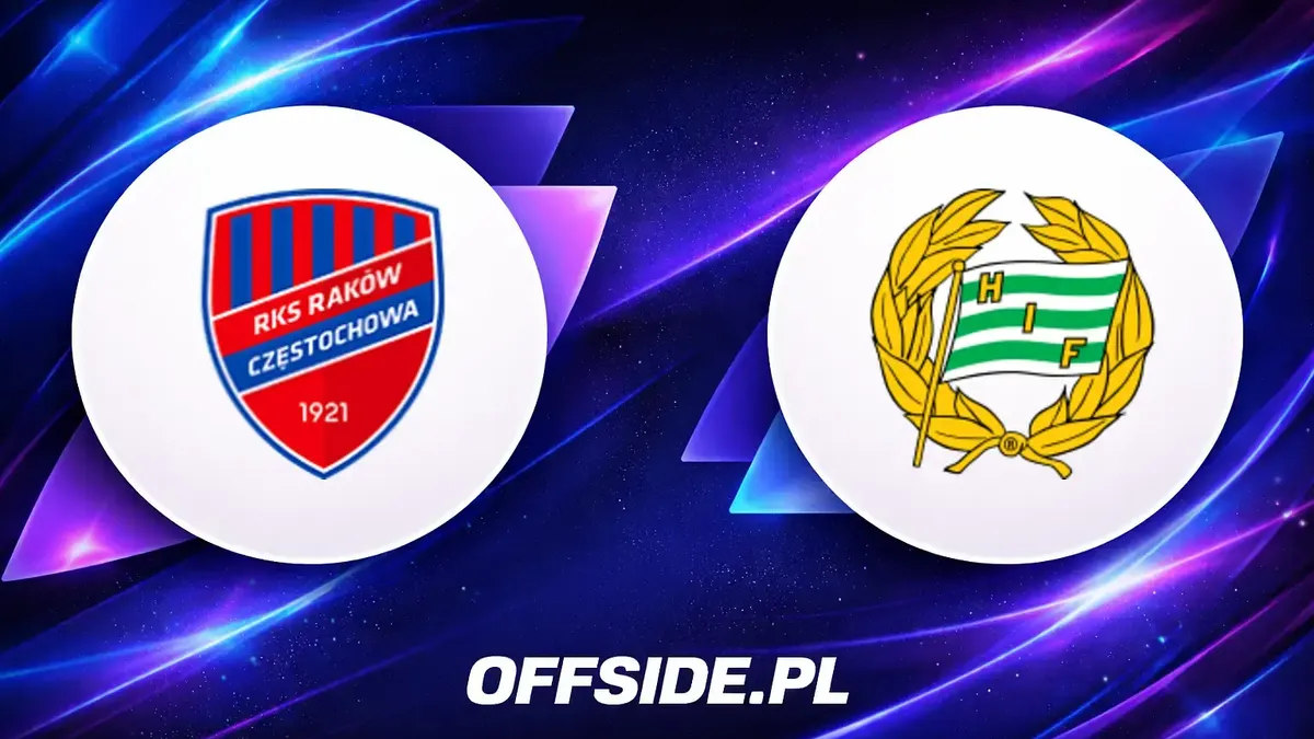 Ogłoszono składy na mecz Raków Częstochowa - Hammarby FF