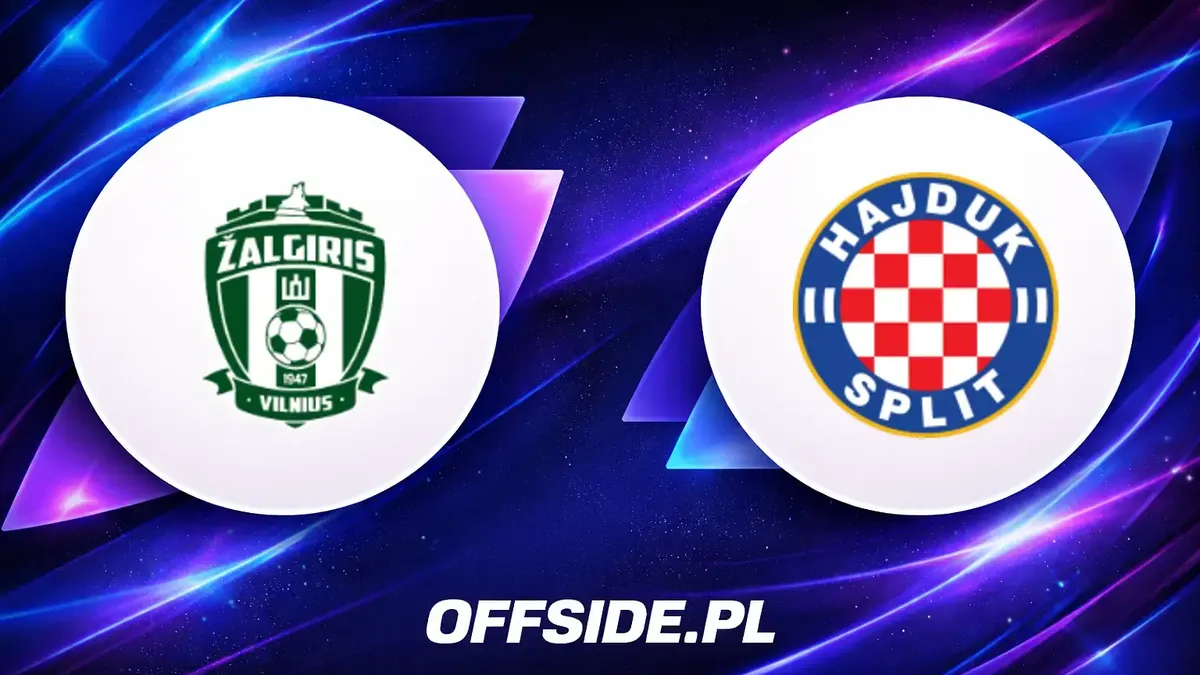 Oficjalne składy na mecz FK Zalgiris Vilnius z Hajdukiem Split