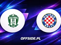 Oficjalne składy na mecz FK Zalgiris Vilnius z Hajdukiem Split