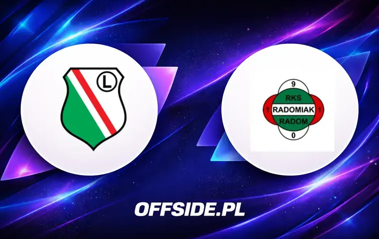 Legia Warszawa kontra Radomiak Radom: Gdzie oglądać piątkowy mecz?