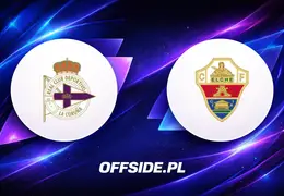 Składy Deportivo La Coruna i Elche na starcie ligowe