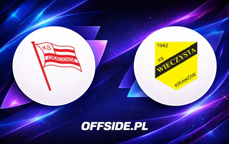 Składy na mecz Cracovia Kraków - Wieczysta Kraków już ogłoszone