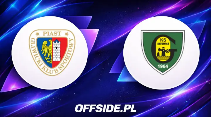 Znane składy na mecz Piast Gliwice kontra GKS Katowice