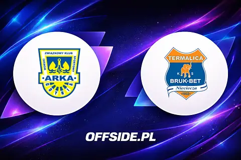 Oficjalne składy na mecz Arka Gdynia kontra Bruk-Bet Termalica