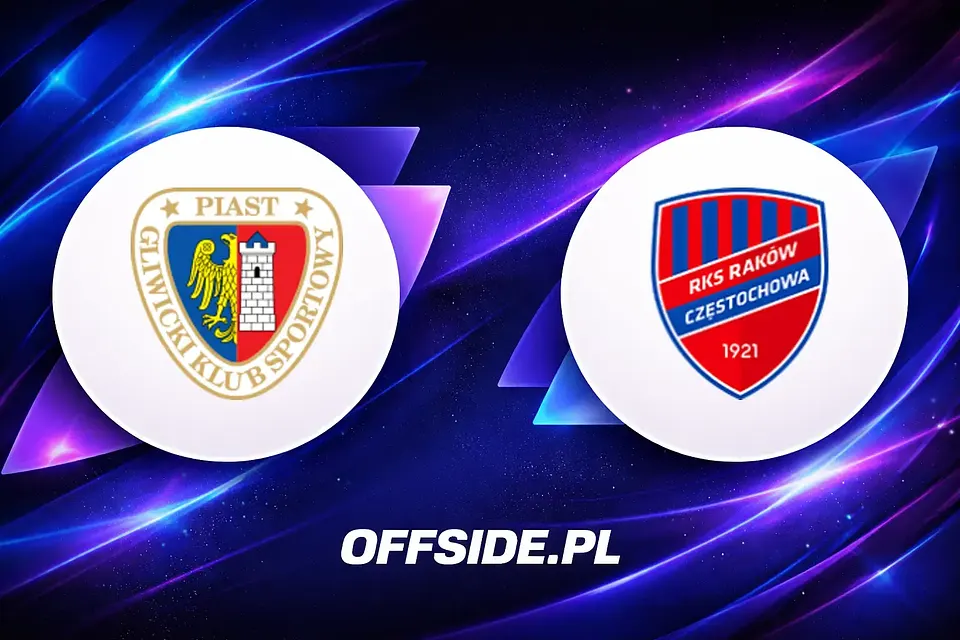 Składy Piast Gliwice - Raków Częstochowa