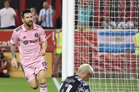 Lionel Messi opuszcza boisko w meczu Inter Miami z Philadelphia Union