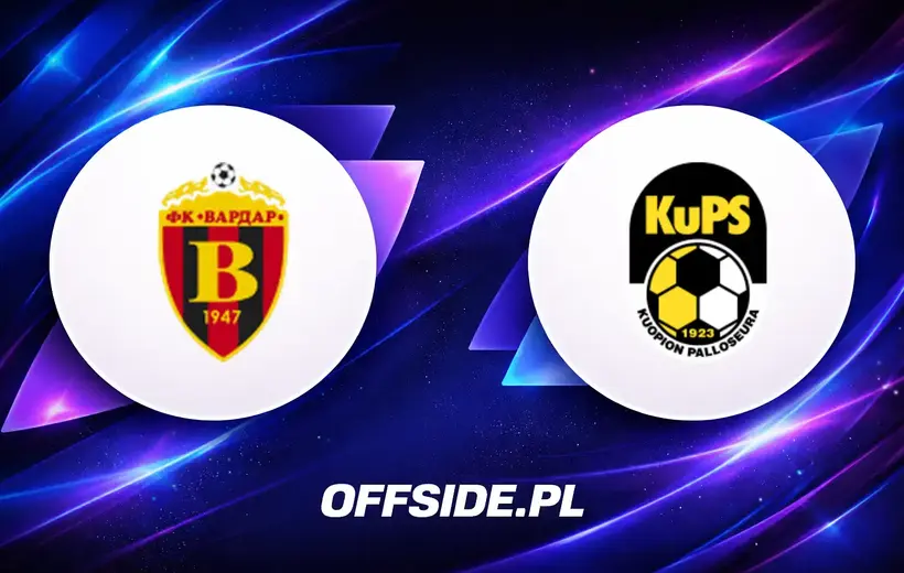 Składy na mecz Vardar Skopje vs KuPS ujawnione