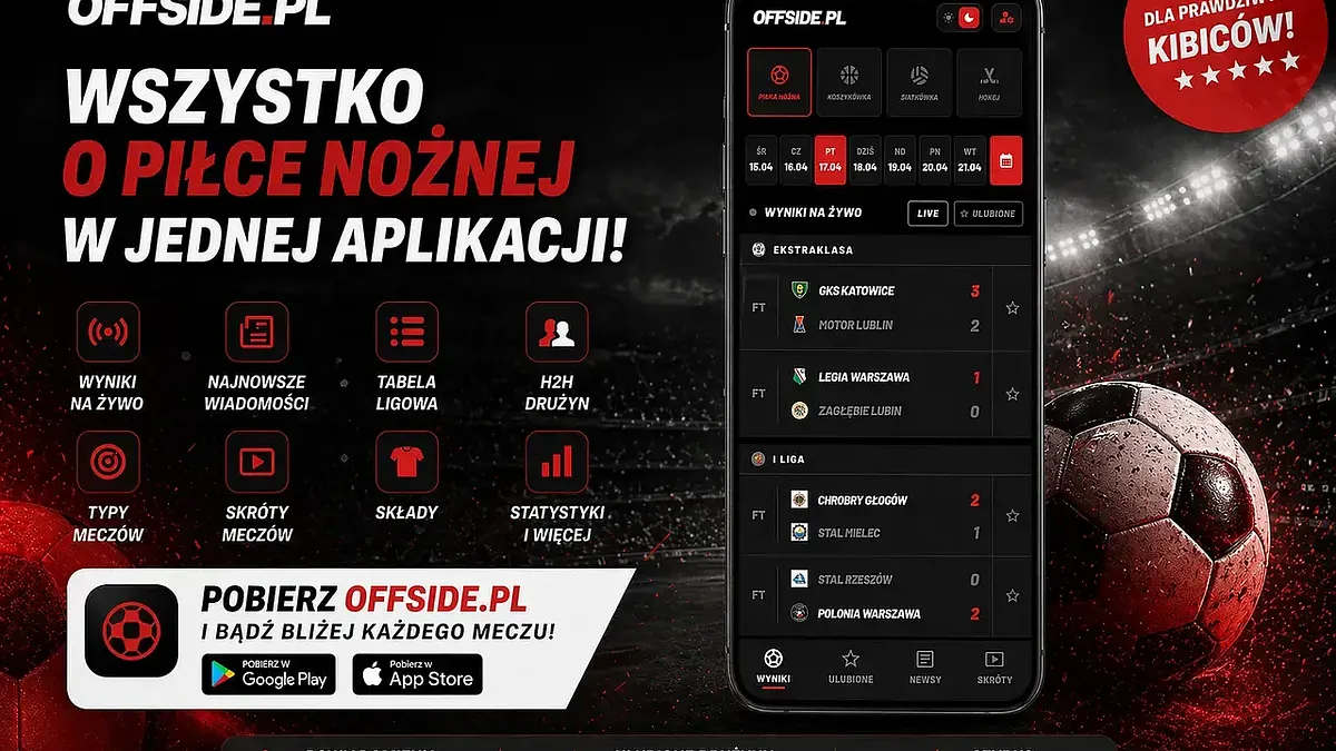 Offside.pl: Twoja piłkarska aplikacja zawsze pod ręką