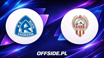 Ruch Chorzów kontra Pogoń Grod. Mazowiecki - gdzie zobaczyć ten mecz?